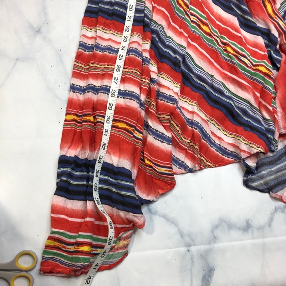 Philosophy Blue & Red Striped Handkerchief Dress - Picture 6 of 7